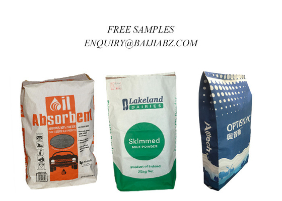Sac de papier de empaquetage d'absorbant fait sur commande d'huile 15kg 20kg pour la flaque liquide