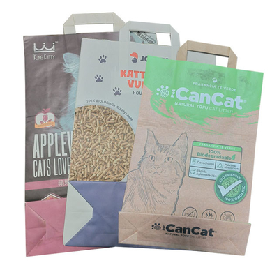 Le tofu coloré Cat Litter Bag Cat Litter a adapté la conception aux besoins du client