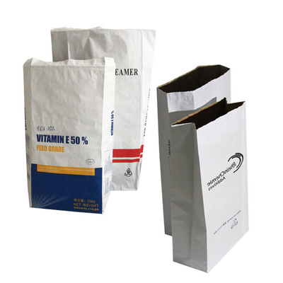Sacs d'emballage en papier kraft imprimés sur mesure 7 couleurs Fermeture et forme sur mesure