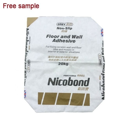 La valve de papier recyclable de 20 kilogrammes renvoie le blanc ou le Brown d'impression de forme faite sur commande de sac