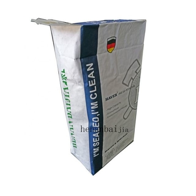 Emballage imperméable personnalisable de sac de valve de papier de 20kg 50kg emballage pour le ciment