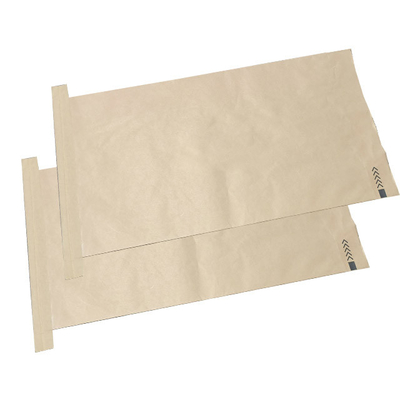 Sacs en papier multi-parois à bouche ouverte cousus pour aliments 20 kg