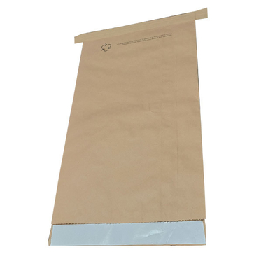 La bouche ouverte cousue de papier de Brown Multiwall met en sac la catégorie 25kg comestible