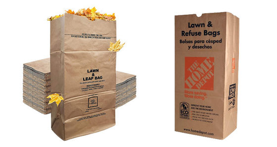 Sacs en papier écologiques pour le jardin ou la cour
