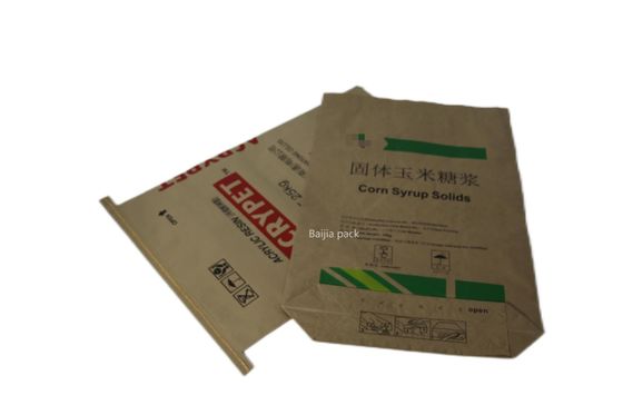 Sacs multicouverts de 60x40x10 cm pour l'alimentation animale / emballage additif