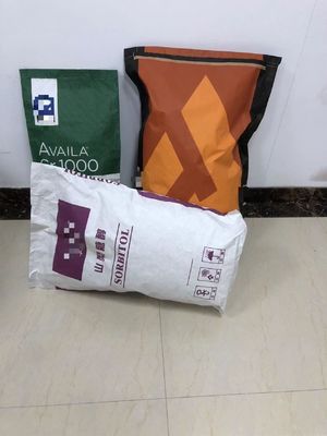 20 kg de sacs en papier à fond de pinceau avec capacité accepter personnalisé et fermeture