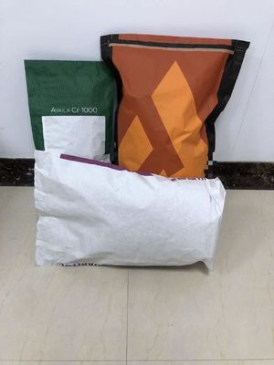 Sélection de la capacité pour la personnalisation des sacs en papier de fond en pincement blanc
