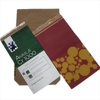 Logo d'impression personnalisé Sacs en papier à plusieurs parois étanches à l'humidité