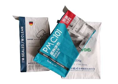 Facilement ouvrable adhésif collé blanc et remplir de tuile de sacs en papier de Multiwall de valve de Brown