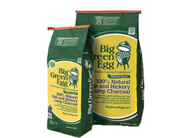 Le charbon de bois de BARBECUE de couleur met en sac le sac à papier d'emballage empaquetant le papier de Brown cousu par joint chaud en gros