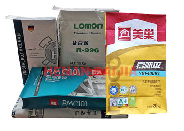 Bon porteur fort de la stabilité 25kg 30kg 50kg de sacs en papier industriels inférieurs carrés
