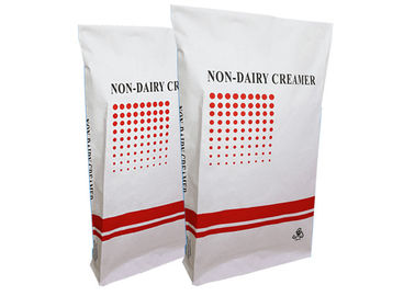 Emballage fort de poudre de protéine de sucre des sacs en papier 10kg 20kg 25kg du fond de pincement de capacité