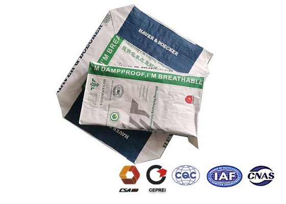 Sacs en papier adaptés aux besoins du client de Multiwall Papier d'emballage de taille de LOGO avec la longueur réglable de port de valve