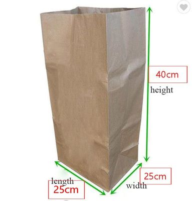 Pelouse et feuilles de yard sacs en papier de pelouse de Multiwall Papier d'emballage de 30 gallons