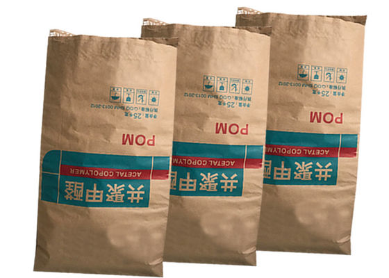 copie ouverte de Flexo de sacs en papier de Multiwall de la bouche 10kg cousue par 20kg
