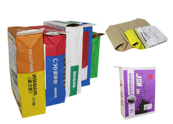 Sacs de valve de papier du sac à papier d'emballage d'amidon prégélatinisé 15kg 20kg 25kg
