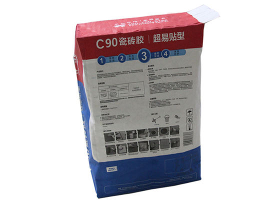 adhésif chimique de tuile de grain de farine de nourriture de matériau de construction de sac à papier de 25kg 10kg 20kg emballage