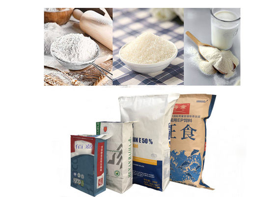 le sac 20kg 25kg de papier de 25kg emballage a adapté le sac aux besoins du client d'emballage de farine de papier d'emballage