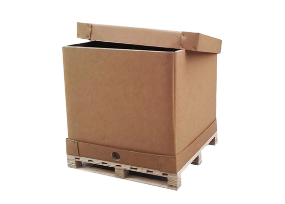 sac de papier de revêtement de pe de conteneur de la catégorie comestible IBC de 220L 1000L 1600L 1800L avec la valve