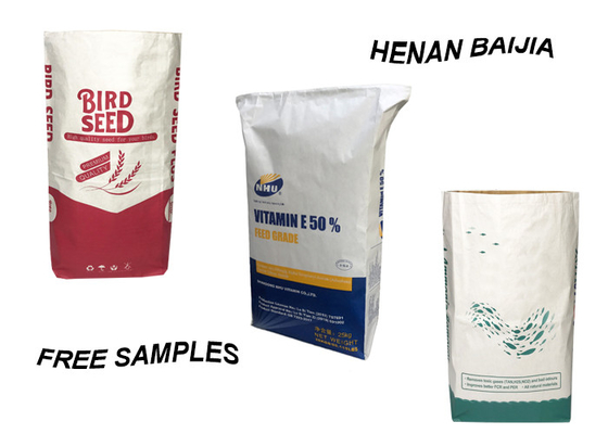 Sacs en papier industriels 20kg 25kg de Multiwall d'emballage