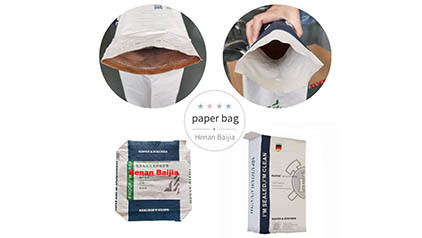 Sacs en papier de valve