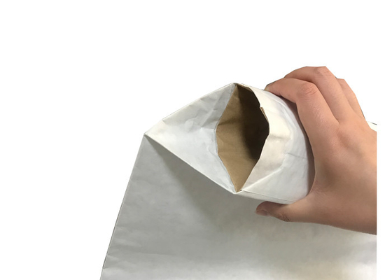 Sacs en papier collés chimiques de Multiwall de valve 15kg imprimé fait sur commande pour le ciment