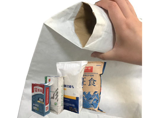 Flexo imprimant l'absorbant liquide collé chimique de flaque de sacs en papier de Multiwall de valve
