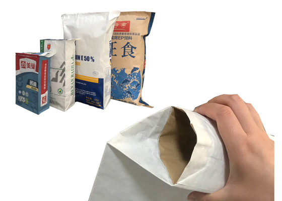 Le produit chimique absorbant de flaque liquide a collé les sacs en papier 15kg 20kg de Multiwall