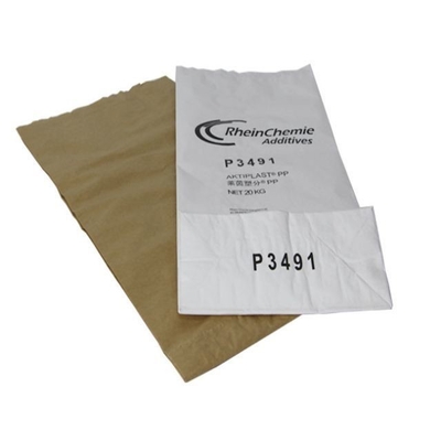 A collé des sacs de soudure à chaud de 3 couches 25kg 50kg Papier d'emballage adaptés aux besoins du client