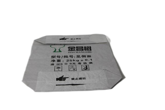 Acceptez des sacs d'emballage en papier industriel personnalisés de 25 kg avec vanne