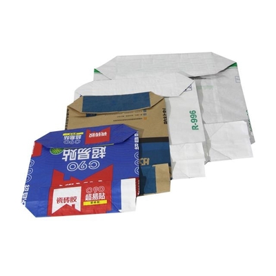 L'impression flexo a collé l'emballage de ciment de sacs en papier multi-parois de valve