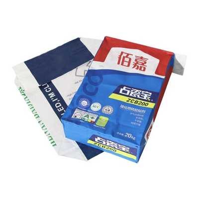 Impression collée de Flexo de sacs en papier de Multiwall de valve pour les poudres dispersibles de polymère