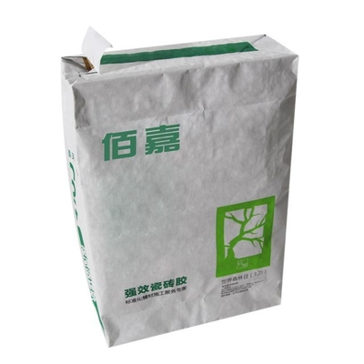 Sacs en papier collés de Multiwall de valve pour empaqueter l'agent moussant de poudre chimique