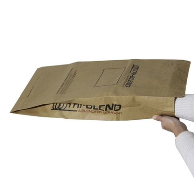 Sacs en papier des couches 300mm Multiwall Papier d'emballage du fond plat 2 ou 3