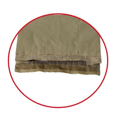 La grande capacité a soudé à chaud des sacs en papier avec le sac porteur du revêtement 25kg 20kg de PE