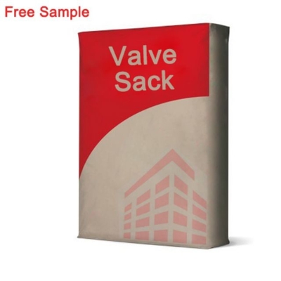 Sac de ciment collé par couleur de papier des sacs en papier 50kg emballage de Multiwall de valve de CMYK