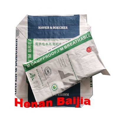 Sacs recyclables collés standard de lait en poudre de sacs en papier de Multiwall de valve de GMP