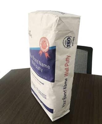 OEM imprimant les sacs en papier industriels de 25kg 50kg pour la substance de nourriture de ciment viable