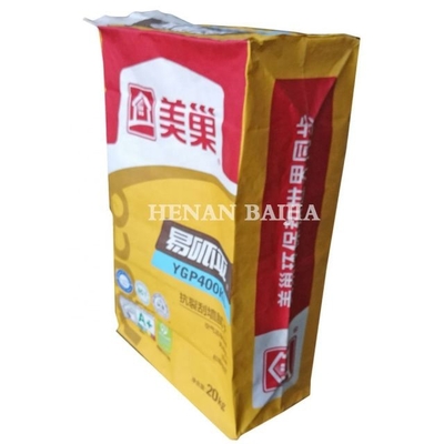 L'OEM de sac de valve de paquet de farine de papier d'emballage de mortier de 25 kilogrammes a accepté