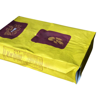 Les sacs en papier collés écologiques de Multiwall de valve imperméabilisent pour le lait en poudre