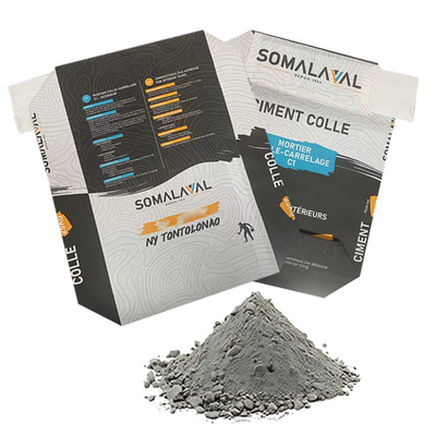 Le sac concret ISO2200 de mortier de sac ignifuge du ciment 20kg de l'eau a certifié
