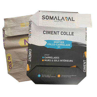 la catégorie comestible de 20kg 25kg 3 couches a collé des sacs en papier de valve pour empaqueter l'additif chimique