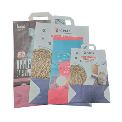 l'emballage de papier de 5L 10L emballage met en sac le tofu naturel Cat Litter Bag Open Mouth d'animal familier