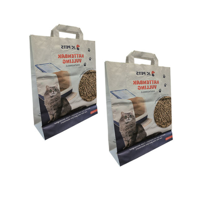l'emballage de papier de 5L 10L emballage met en sac le tofu naturel Cat Litter Bag Open Mouth d'animal familier