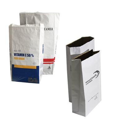 Farine de riz recyclable d'alimentation d'animal familier de 3 de couche sacs en papier de Multiwall Papier d'emballage Sugar Bag