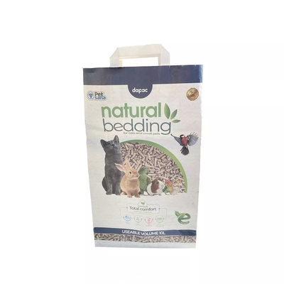 Sac 3kg 5kg 20kg 7lb 15lb 20lb 25lb de Cat Litter Bag Kraft Paper de bentonite d'OEM