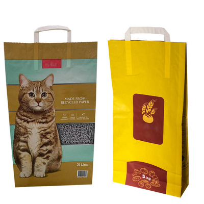 L'impression faite sur commande 6L 10L a soudé à chaud Cat Litter Bags Wear Resistance biodégradable