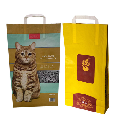 L'emballage ouvert de papier de la bouche 6L 10L emballage met en sac fait sur commande vide imprimé