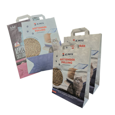 L'emballage ouvert de papier de la bouche 6L 10L emballage met en sac fait sur commande vide imprimé