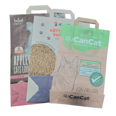 Les sacs en papier de Multiwall Papier d'emballage d'atelier de GMP ont adapté l'impression et la taille aux besoins du client